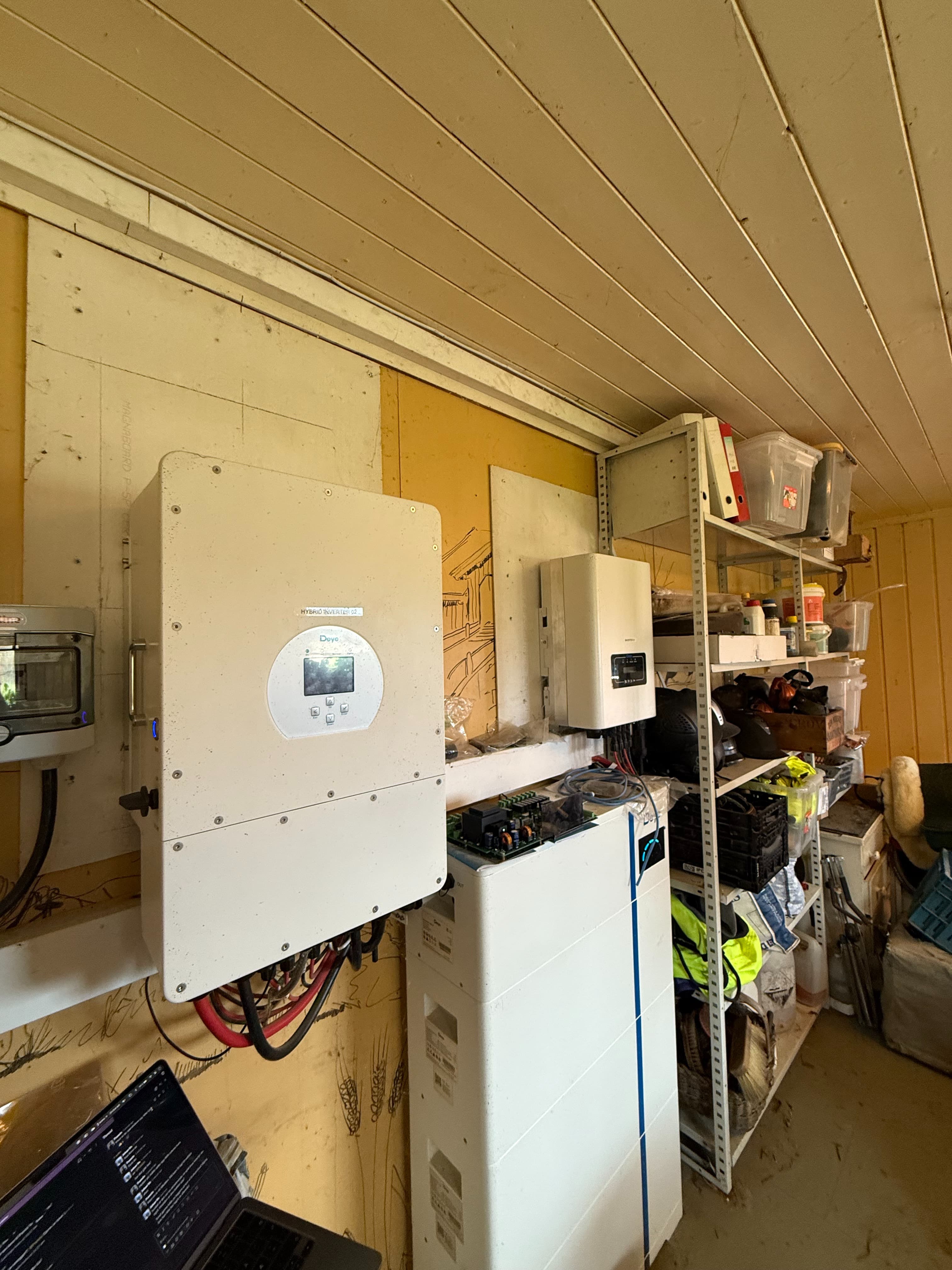 Hybridinverter og batterisystem